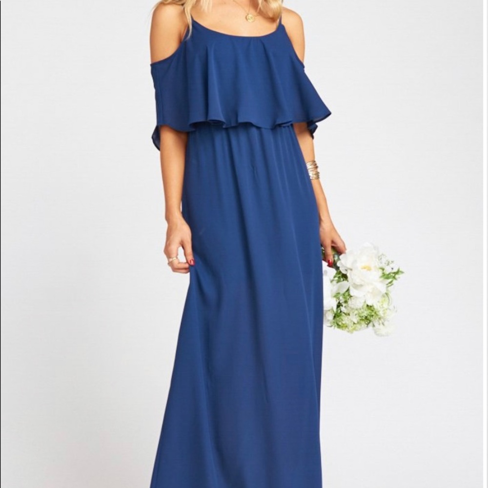 Caitlin Ruffle Maxi Dress